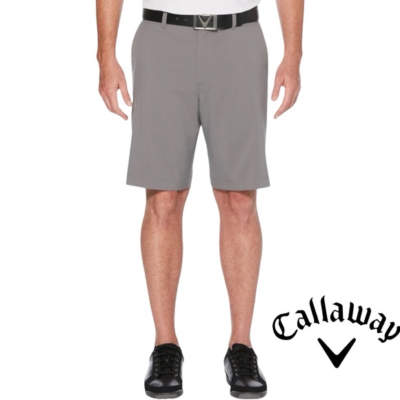 ❤️💗❤️ Callaway Men’s Stretch Solid Short with Active Waistband - Picture 1 of 4